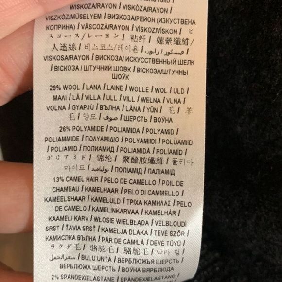 Guess Los Angeles Black Fuzzy Sparkly Sweater NWT - Picture 13 of 13